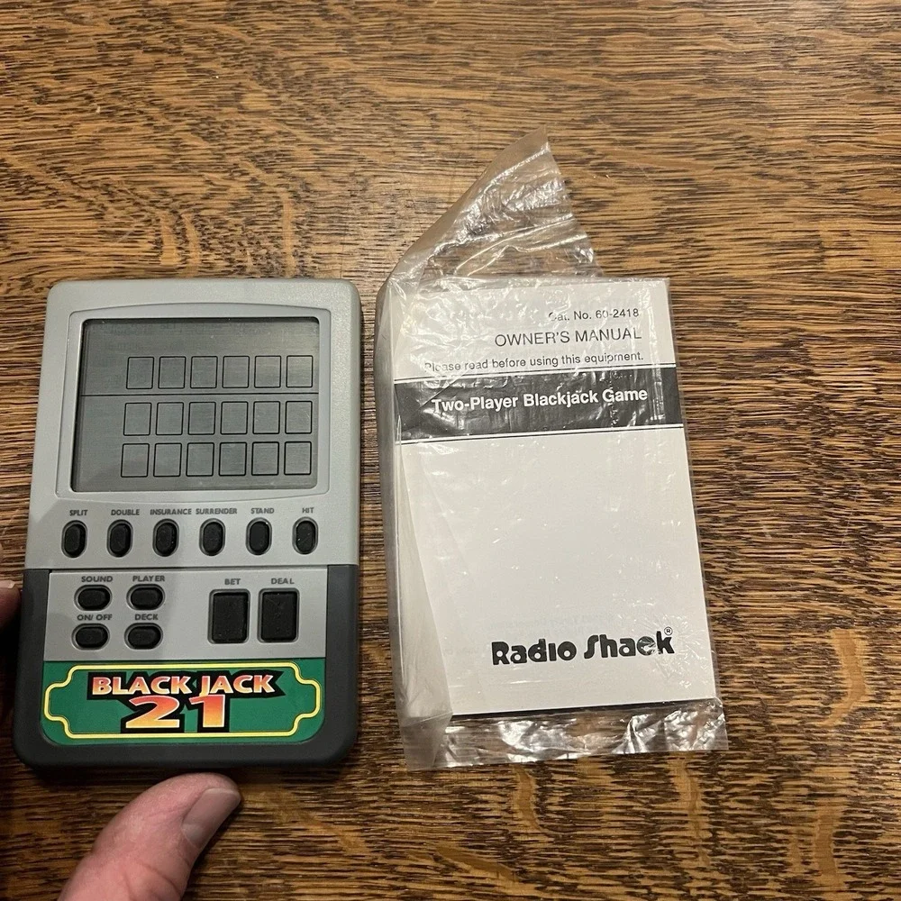 Vintage Radio Shack Two-Player Blackjack 60-2418 New Batteries Installed Works